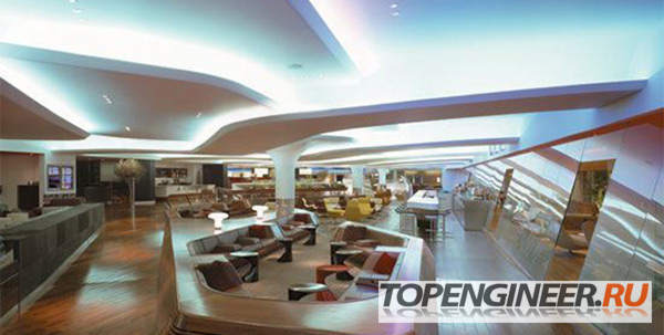 Монтаж подвесных конструкций - пример подвесных конструкций с подсветкой