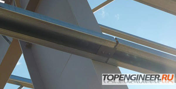 Монтаж прогонов -пронон для сендвич панели