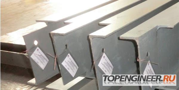 Монтаж прогонов - прогон из проката