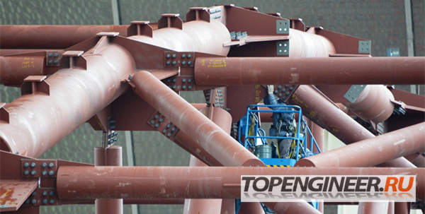 Монтаж рам - готовые рамы на основе круглой трубы