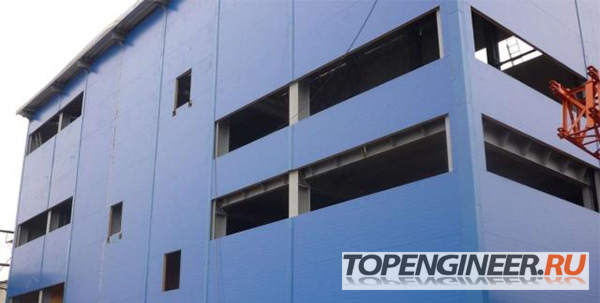 Монтаж сэндвич панелей - 