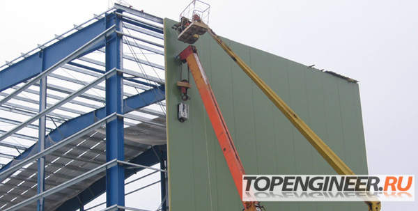 Монтаж сэндвич панелей - 