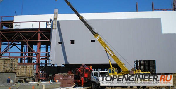 Монтаж сэндвич панелей - 