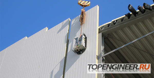 Монтаж сэндвич панелей - 