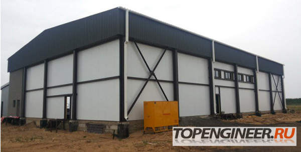 Монтаж сэндвич панелей - 