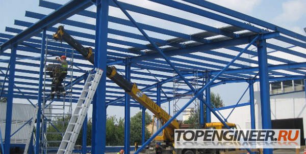 Монтаж складов - монтаж небольшого здания