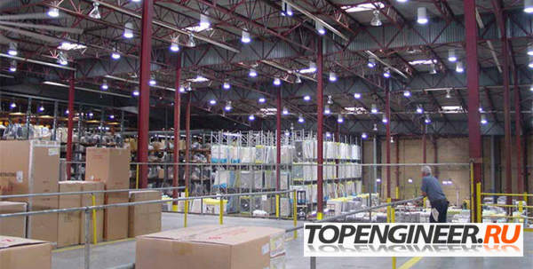 Монтаж складов - пример готового склада