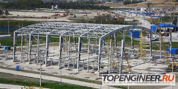 Монтаж складов - большое конструкции