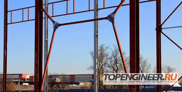 Монтаж связей - пример портальной связи