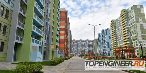 Монтаж типовых зданий - ссложные фасады зданий