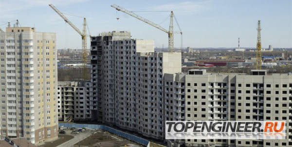 Монтаж типовых зданий - первые этажи здания