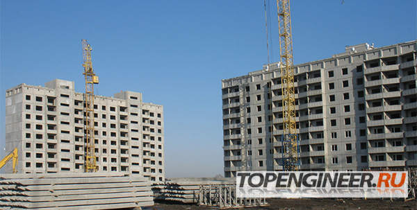 Монтаж типовых зданий - ссложные фасады зданий