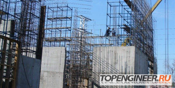 Монтаж высотных зданий - железобетонная конструкция
