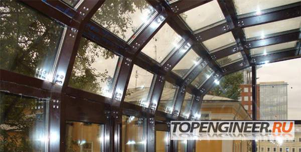 Изготовление алюминиевых конструкций - арки