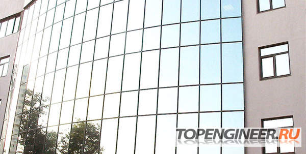 Изготовление алюминиевых конструкций - фасад зданий с округлой форы