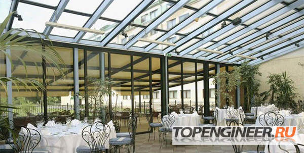 Изготовление алюминиевых конструкций - кафе и рестораны