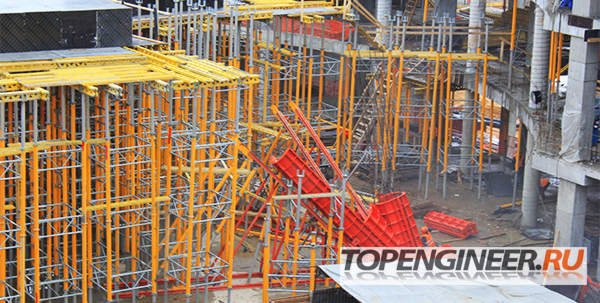 Изготовление железобетонных конструкций - строительная площадка