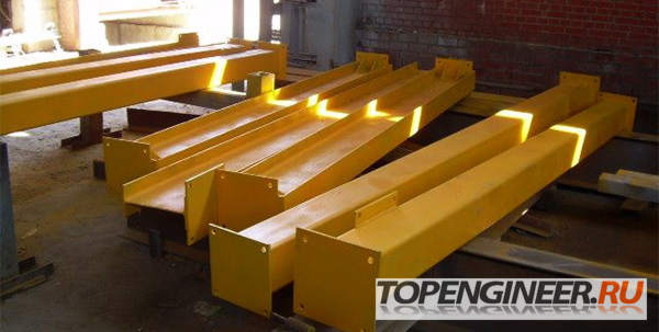 Изготовление колонн - автоматическая сварка