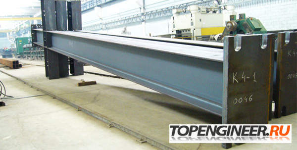 Изготовление колонн - пример изогнутых балок