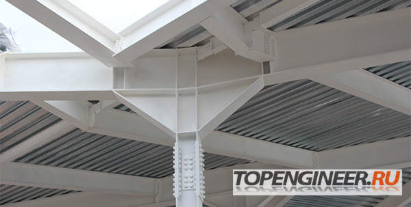 Монтаж колонн