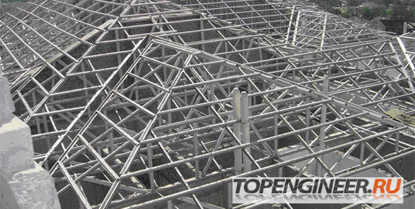 Изготовление кровли - металлоконструкции кровли