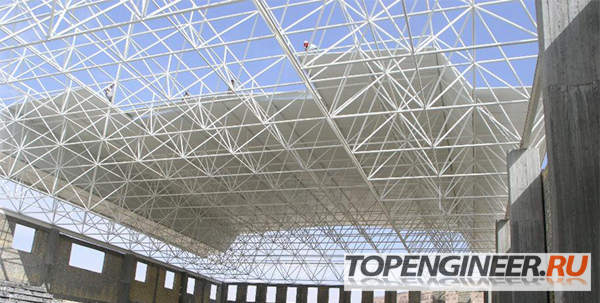 Изготовление кровли - пример монтажа