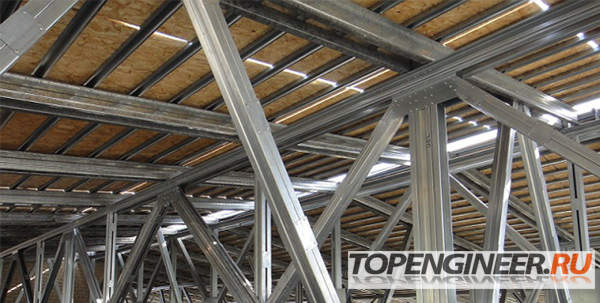 Изготовление ЛСТК - типовая ферма годовая