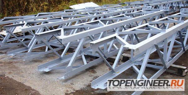 Изготовление мачт - типовой проект металлоконструкций