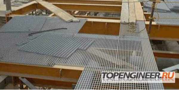 Изготовление настилов - типовой монтаж
