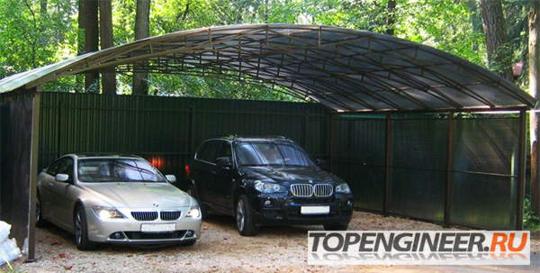 Изготовление навесов - образец продукции