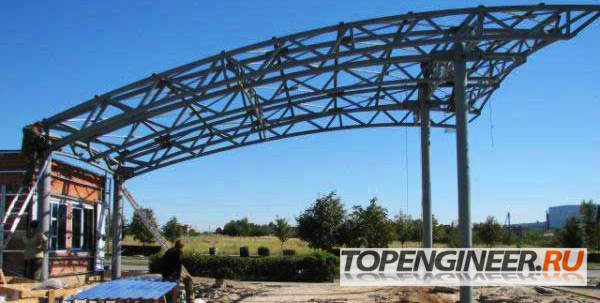 Изготовление навесов - новые фото объекта