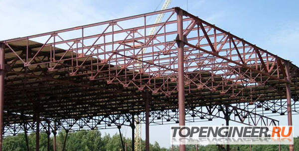 Изготовление несущих конструкций - смонтированные конструкции