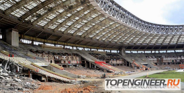 Изготовление несущих конструкций - навес над стадионом