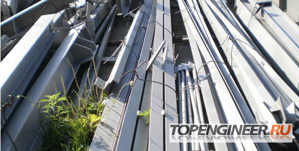 Изготовление прогонов - пример изогнутых балок