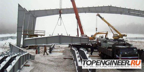 Изготовление рам - монтаж готовых конструкций на основе рам переменного сечения