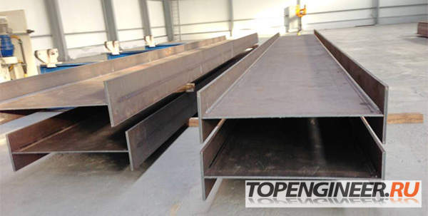 Изготовление рам - заготовки балок