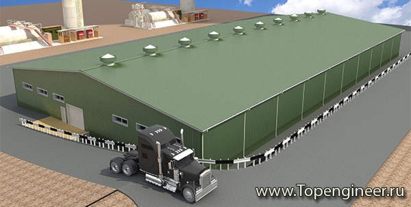 Изготовление складов - типовой проект