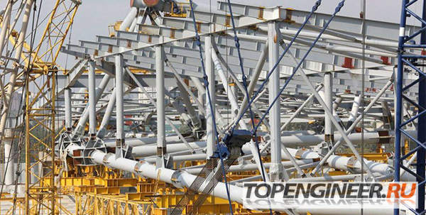 Изготовление сложных металлоконструкций - сложные пространственные фермы