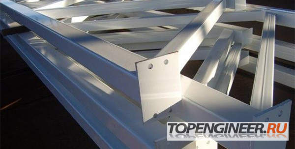 Изготовление стальных конструкций - склад ферм