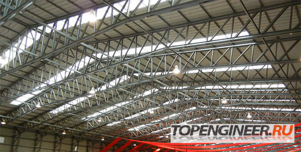 Изготовление стальных конструкций - складские помещения