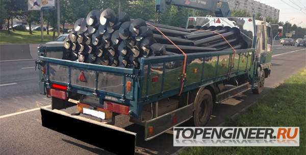 Изготовление свай - двойная ферма