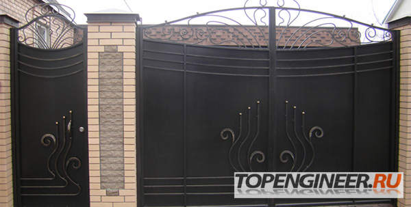 Изготовление ворот - фигурные
