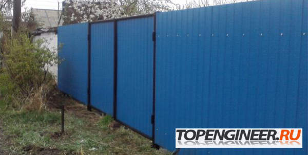 Изготовление ворот - типовой вид