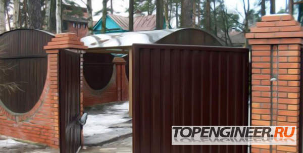 Изготовление ворот - каменная кладка