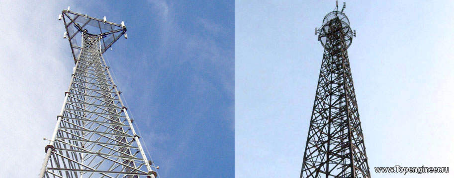 Изготовление башен связи