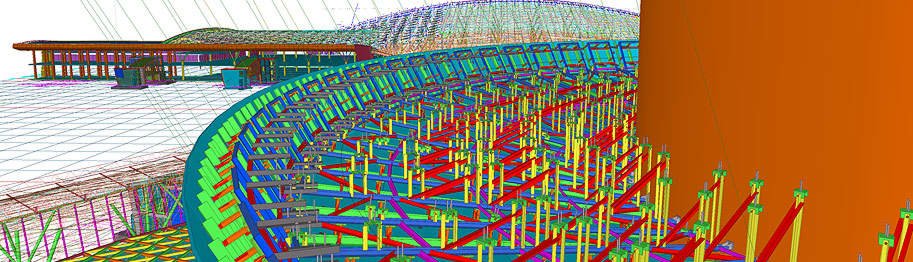 Вентилируемый фасад и подконструкция. Вид в перспективе.