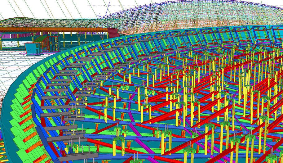 Сложные подконструкции фасадов
